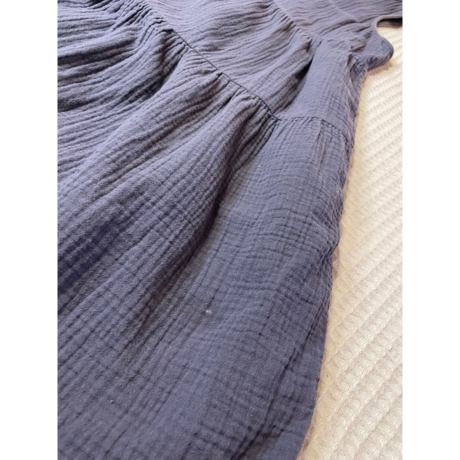 Other Universal Thread Cotton Tank Tiered Navy Blur Mini Dress Sm Size S / US 4 / IT 40 - 6 Thumbnail