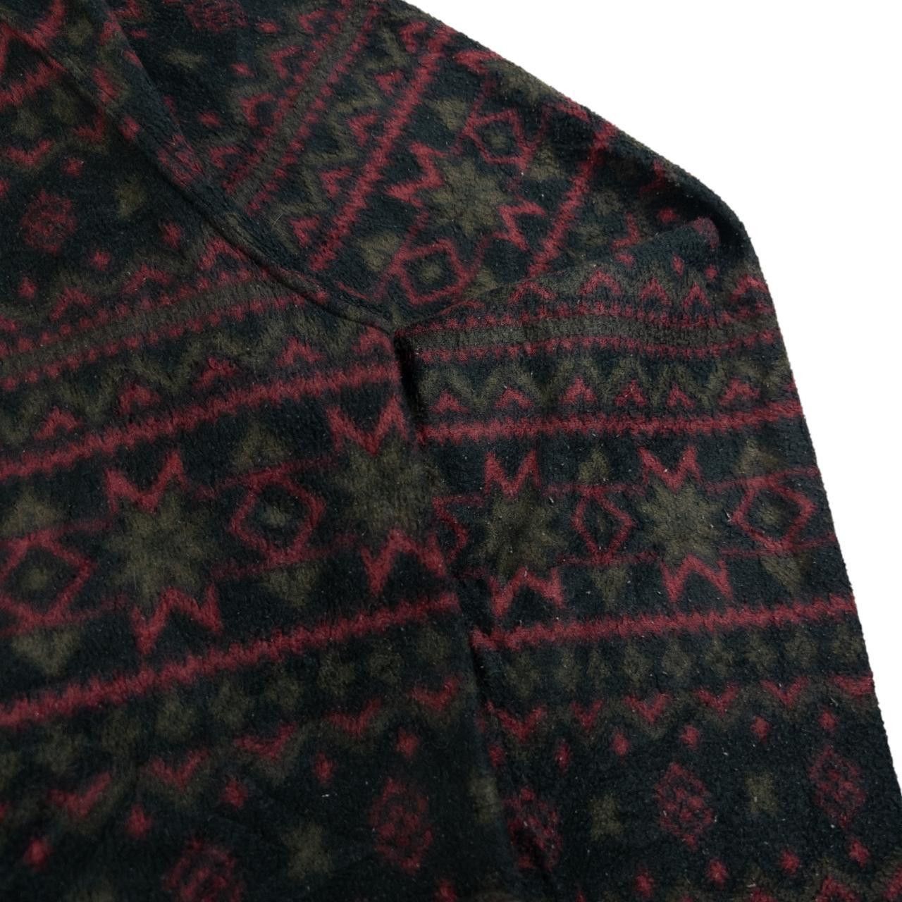 Montbell Vintage Montbell Winter Pattern Zip Up Fleece Size L Size US L / EU 52-54 / 3 - 6 Thumbnail