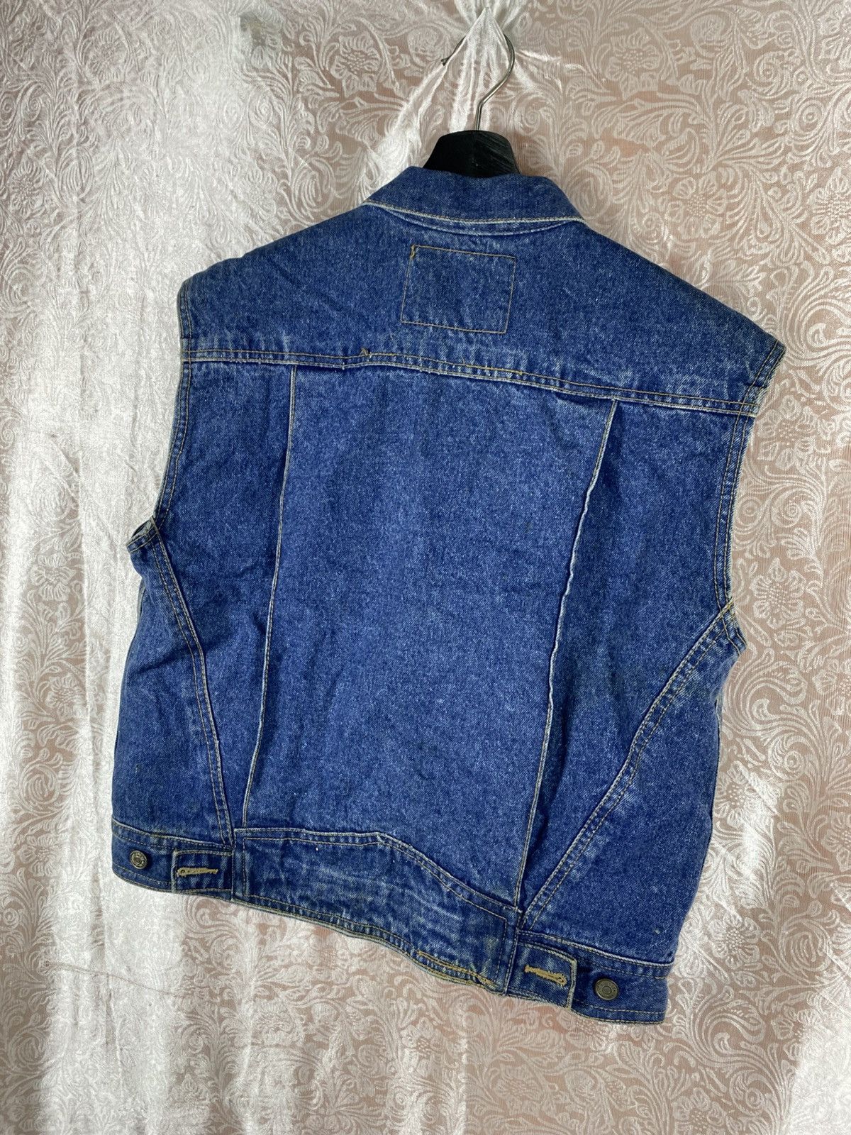Japanese Brand Vintage Houston Denim Vest Workwear Trucker SleevelessJacket Size US M / EU 48-50 / 2 - 13 Thumbnail
