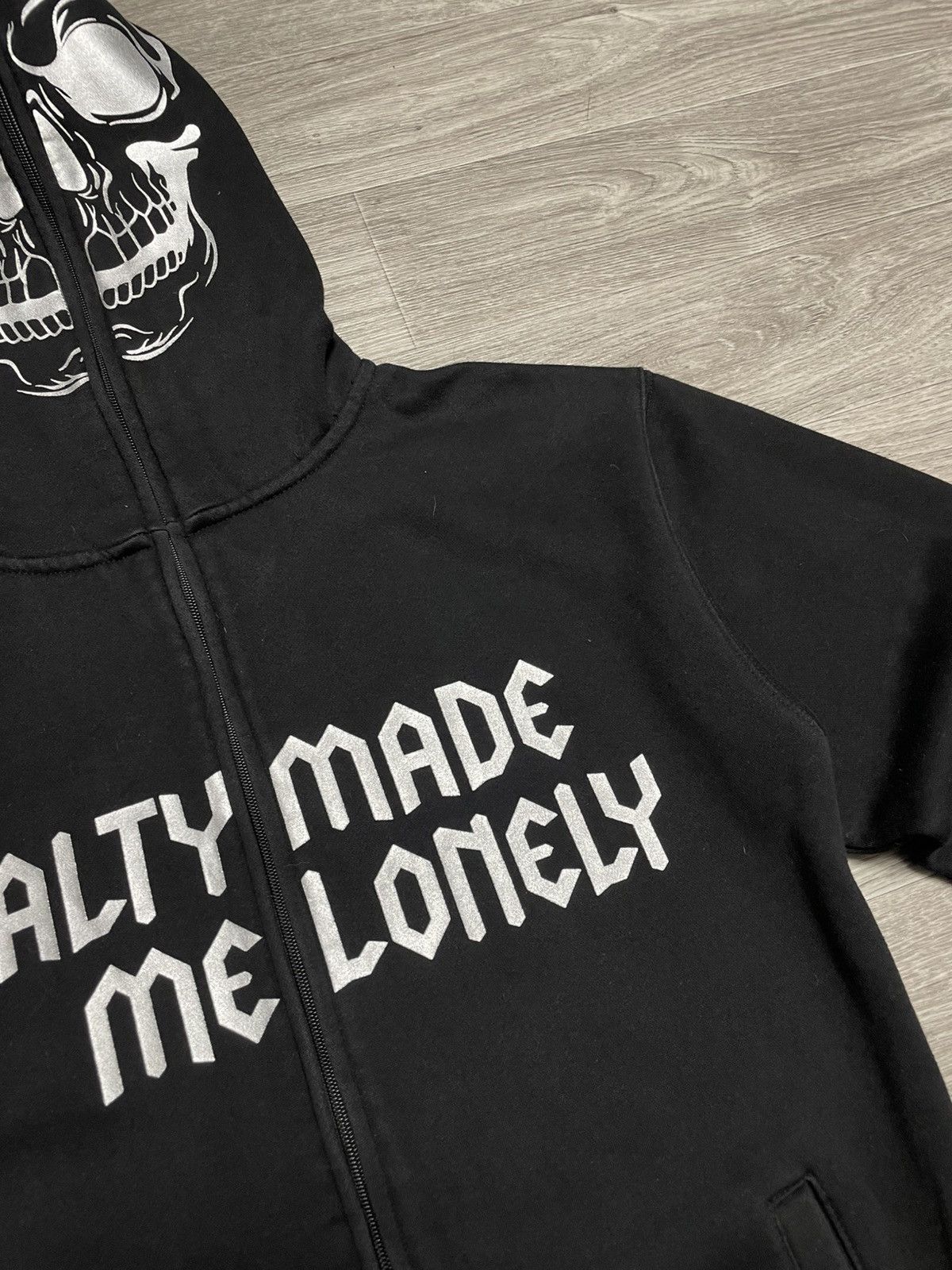Other Vintage Skeleton Skull Head Full Zip-Up Hoodie Y2K Size US M / EU 48-50 / 2 - 8 Thumbnail