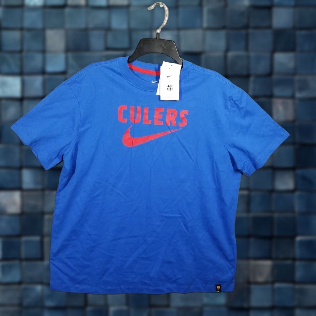 Nike Nike FCB x Patta Culers del Món Graphic Print T-Shirt Women Medium Blue Sports Logo Unisex Size US M / EU 48-50 / 2 - 1 Thumbnail