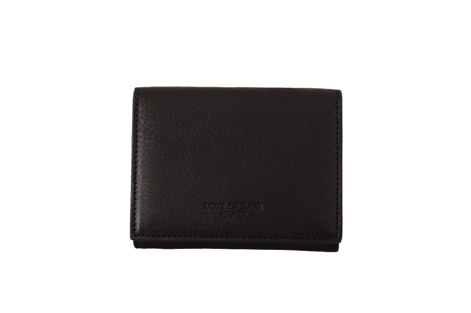 Dolce & Gabbana Elegant Black Leather Trifold Multi Men's Kit Size ONE SIZE - 1 Thumbnail