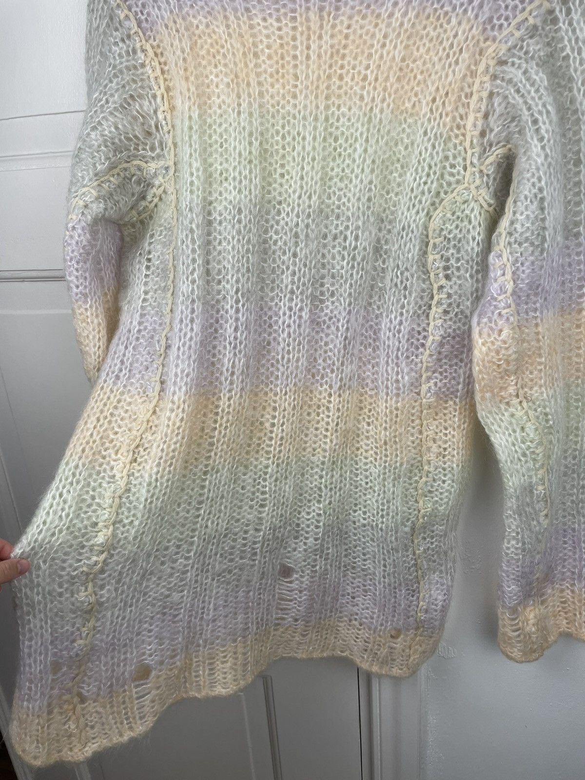 Acne Studios *RARE GRAIL* Acne Studios mohair sweater knit distressed Size US L / EU 52-54 / 3 - 3 Thumbnail