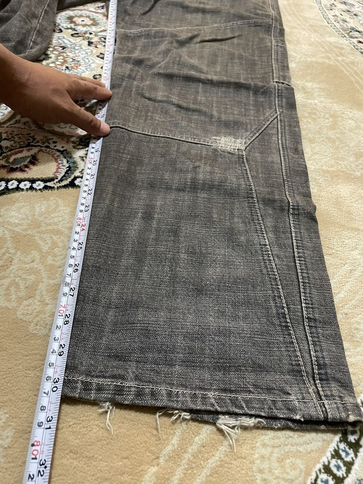 Japanese Brand × MasterPiece 🔥Rare🔥Masterpiece Denim Jeans Made in Japan Baggy Jeans Size US 37 - 15 Thumbnail