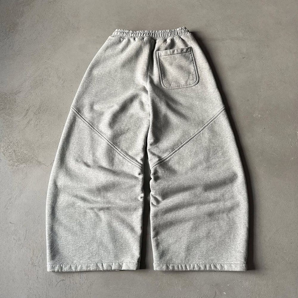 Japanese Brand Street Hip Hop Wide Leg Baggy Sweatpants Size US 33 - 4 Thumbnail