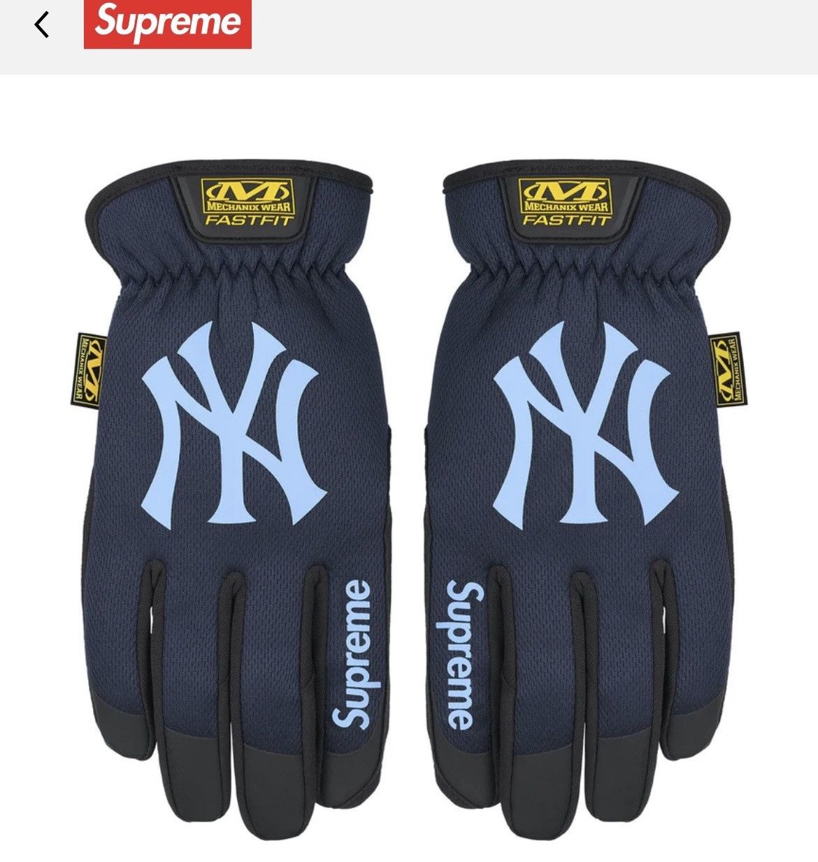 Supreme Supreme MLB New York Yankees gloves Size ONE SIZE - 1 Thumbnail