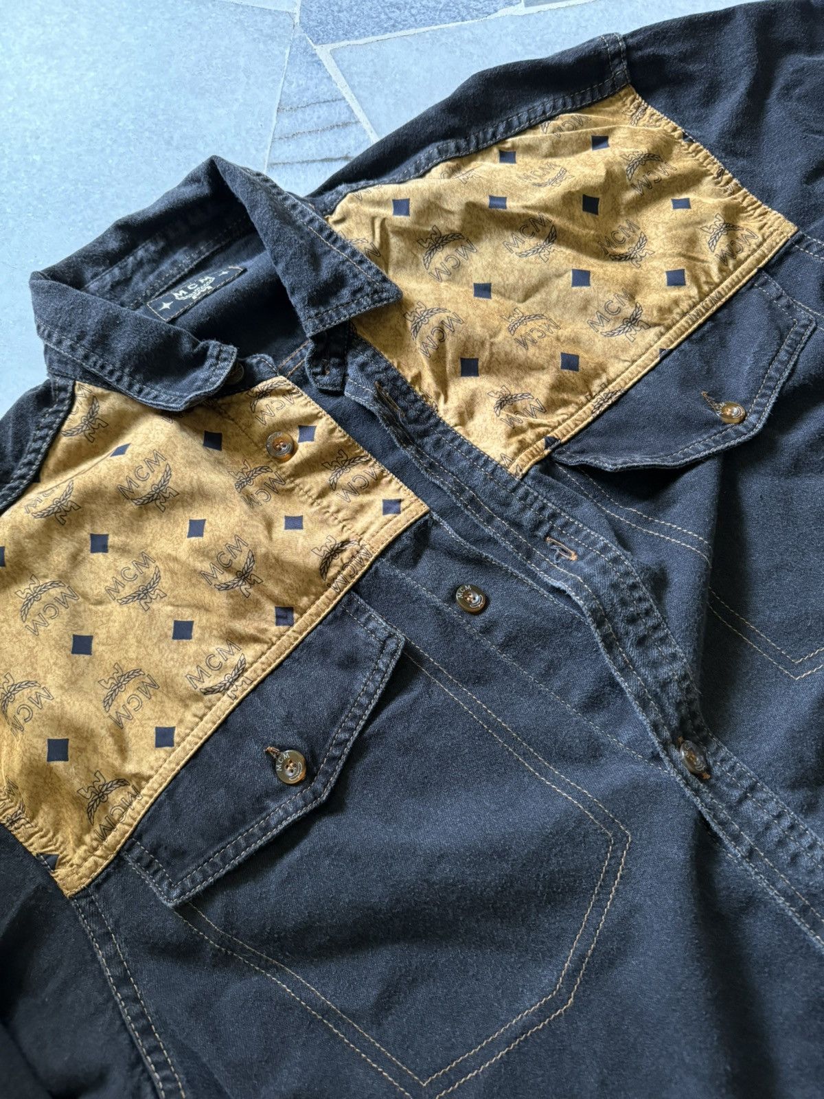 MCM RARE Vintage MCM buttonups made in Italy Size US M / EU 48-50 / 2 - 4 Thumbnail