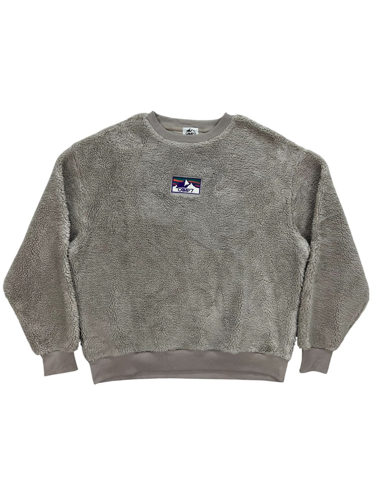 Japanese Brand Camp 7 Sherpa Fleece Sweatshirt Size US L / EU 52-54 / 3 - 1 Thumbnail