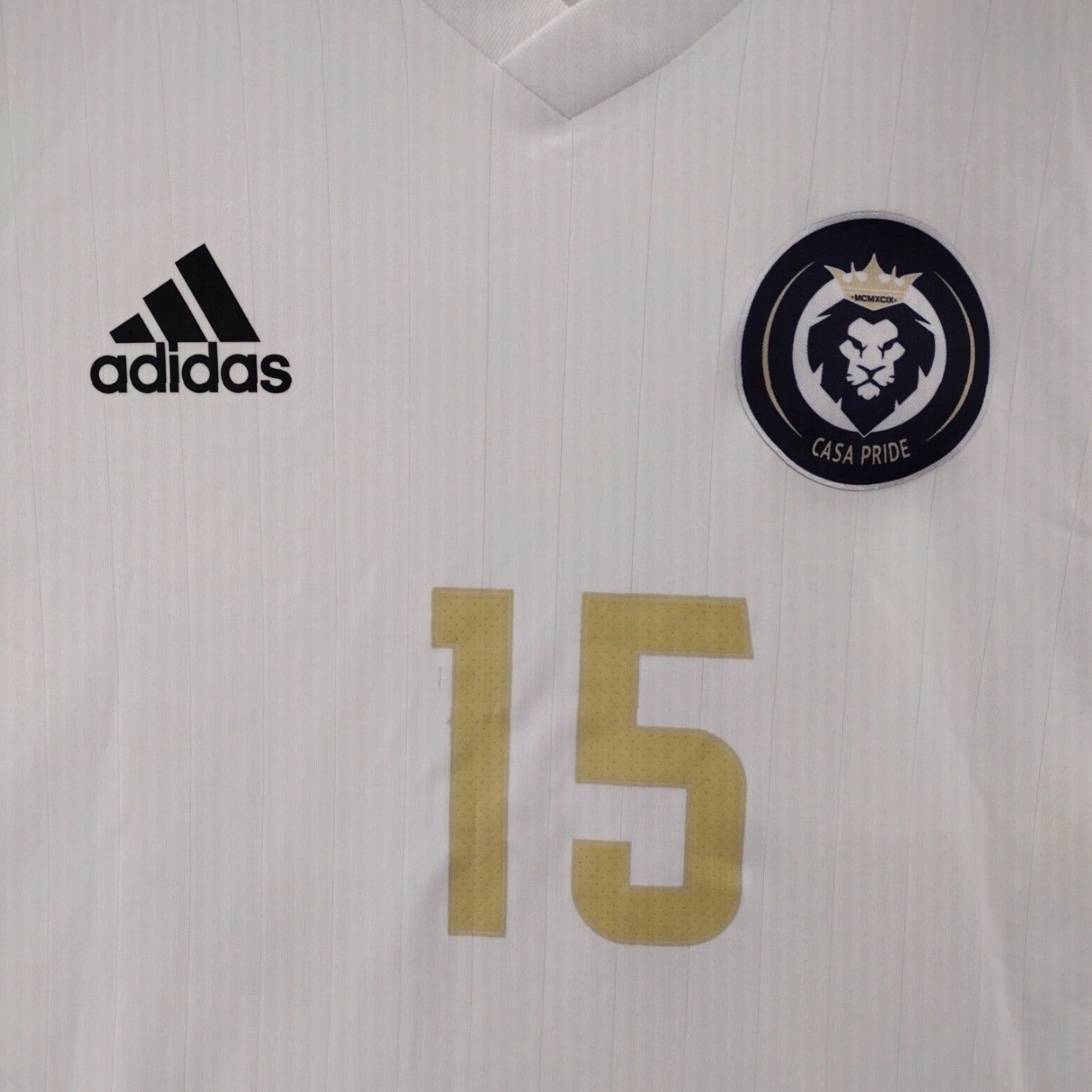 Adidas Adidas Soccer Jersey Men's Small White Climalite 15 Activewear 90s Football Mens Size US S / EU 44-46 / 1 - 3 Thumbnail