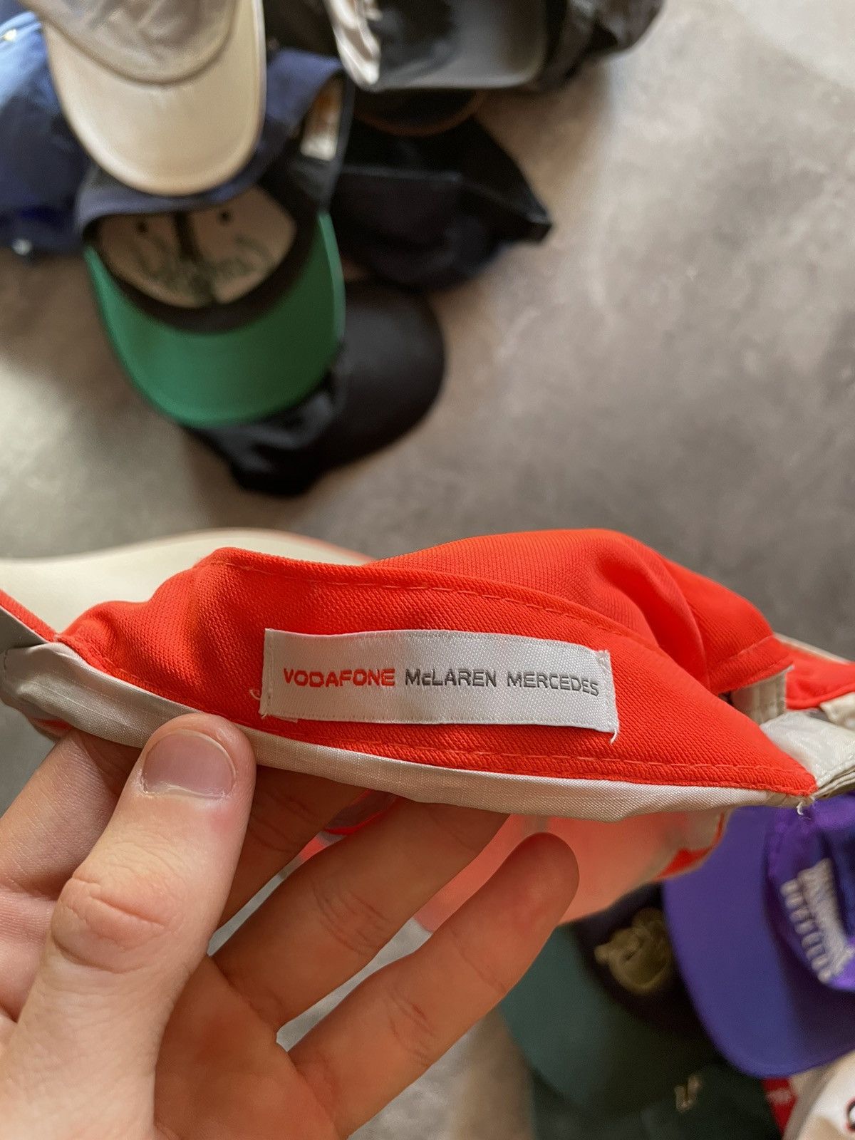 Malcolm McLaren × Mercedes-Benz × Vintage Vintage Vodafone McLaren Mercedes Racing Cap Size ONE SIZE - 6 Thumbnail