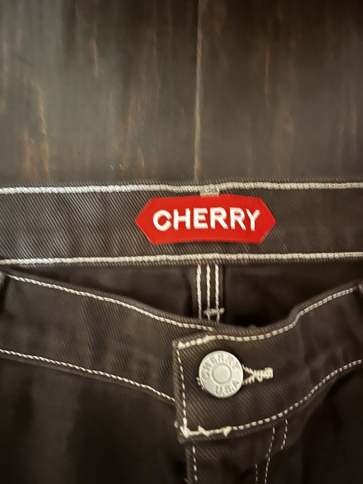 Cherry LA Cherry La Brown Painter Pant New Size L Size US 32 / EU 48 - 3 Thumbnail
