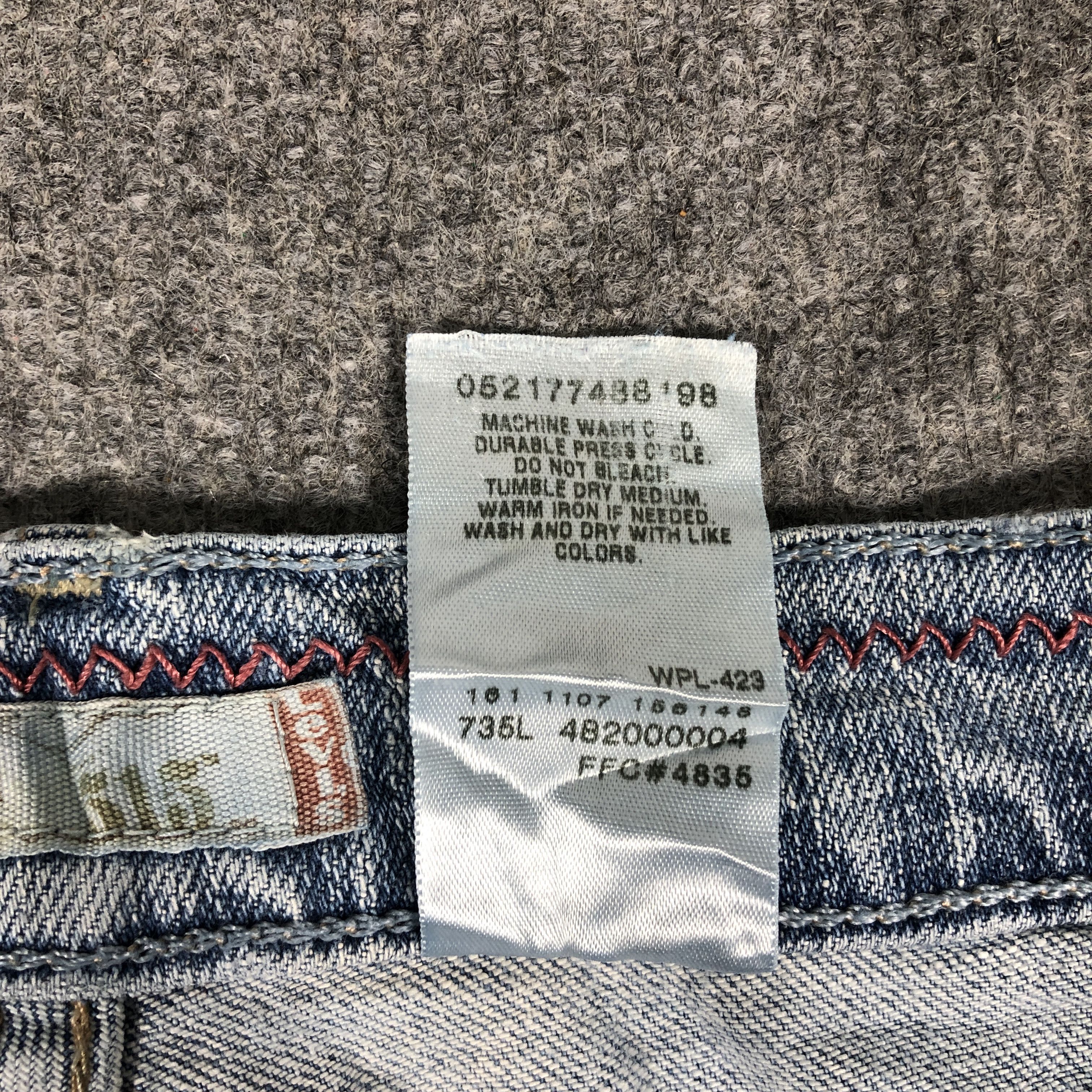 Levi's × Vintage Womens Vintage Levis 515 Jeans Capri L1112W Size 31" - 11 Thumbnail