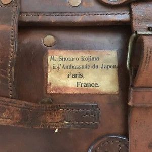 Handmade ANTIQUE 1920s LEATHER TRUNK SUITCASE BESPOKE R$8598 Size ONE SIZE - 4 Thumbnail