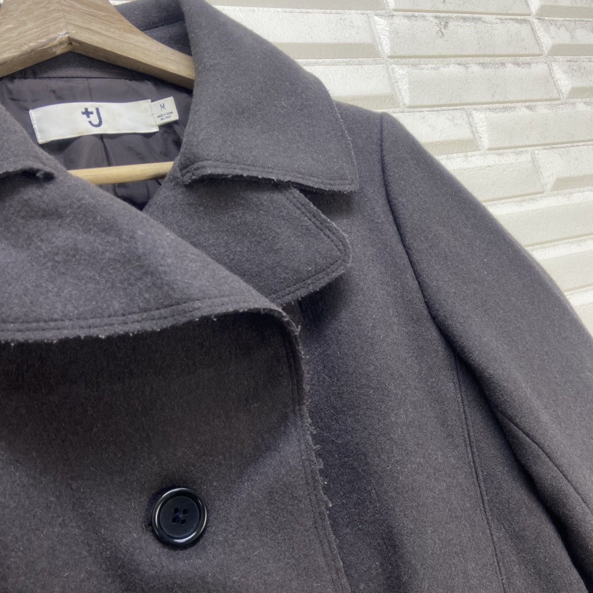 Designer × Jil Sander Jil Sander Uniqlo Distressed Wool Heavy Long Coat Size M / US 6-8 / IT 42-44 - 8 Thumbnail