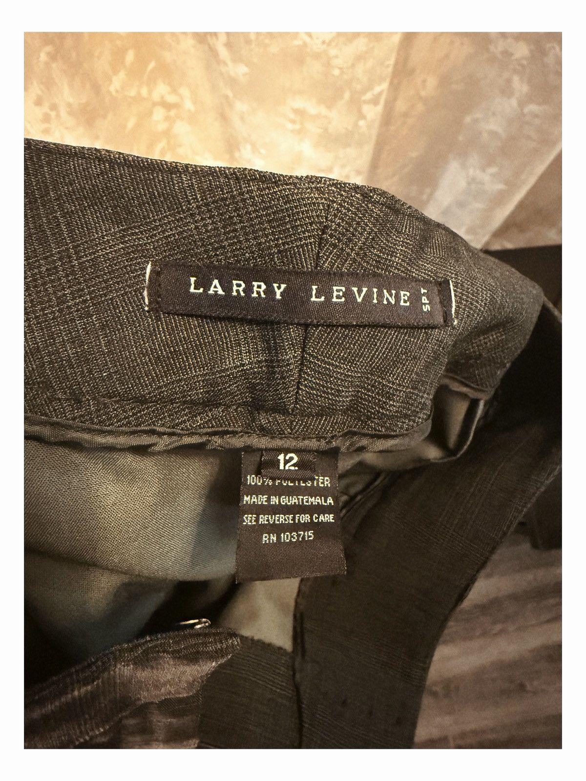 Other Larry Levine Women’s Dress Pants – Size 12 – Classic Fit Size 34" / US 12 / IT 48 - 6 Thumbnail