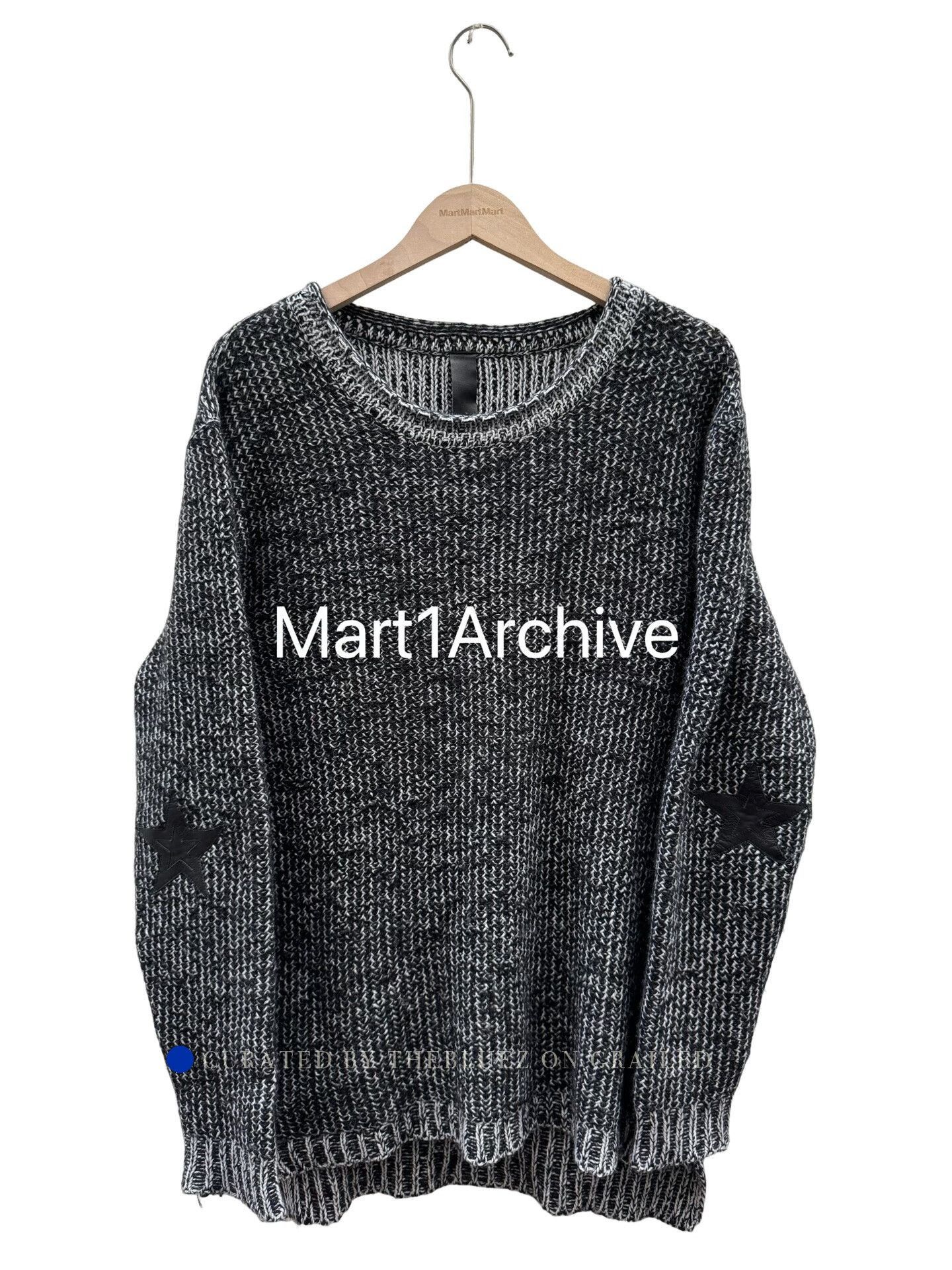 Chrome Hearts Cashmere Sweater with Leather Star Patch Size US M / EU 48-50 / 2 - 1 Thumbnail