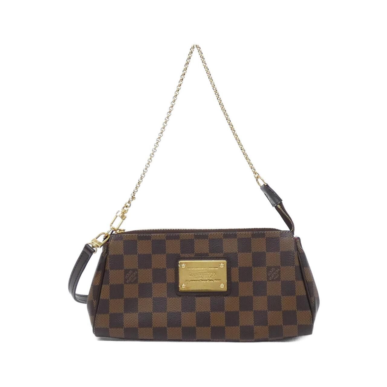 Louis Vuitton Louis Vuitton Louis Vuitton Damier Eva Shoulder Bag Textile Shoulder Bag N55213 DUTY FREE for USA Size ONE SIZE - 1 Thumbnail