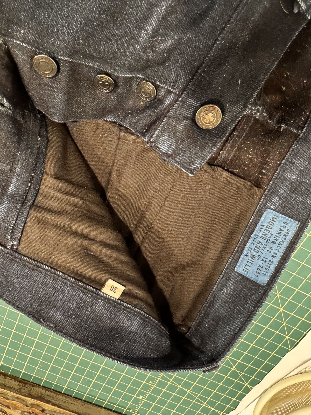 Imogene + Willie Imogene + Willie Oscar Trouser Indigo Nep Size US 30 / EU 46 - 6 Thumbnail