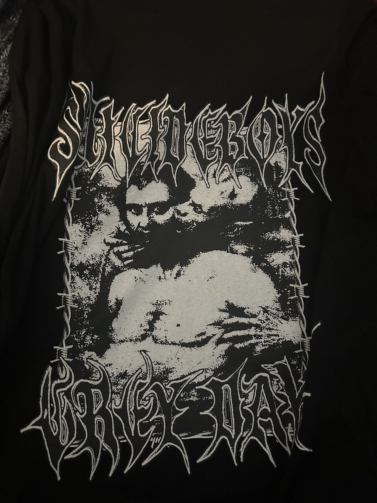 image of G59 Records x Pouya Uicideboy Merch Suicideboys Greyday Longsleeve in Black, Men's (Size 2XL)