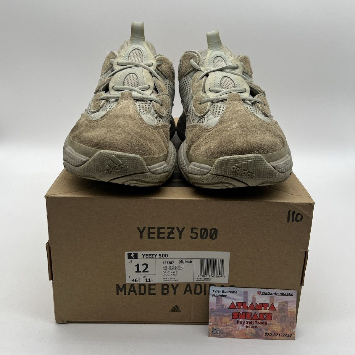 Adidas Yeezy 500 salt Size US 12 / EU 45 - 2 Thumbnail