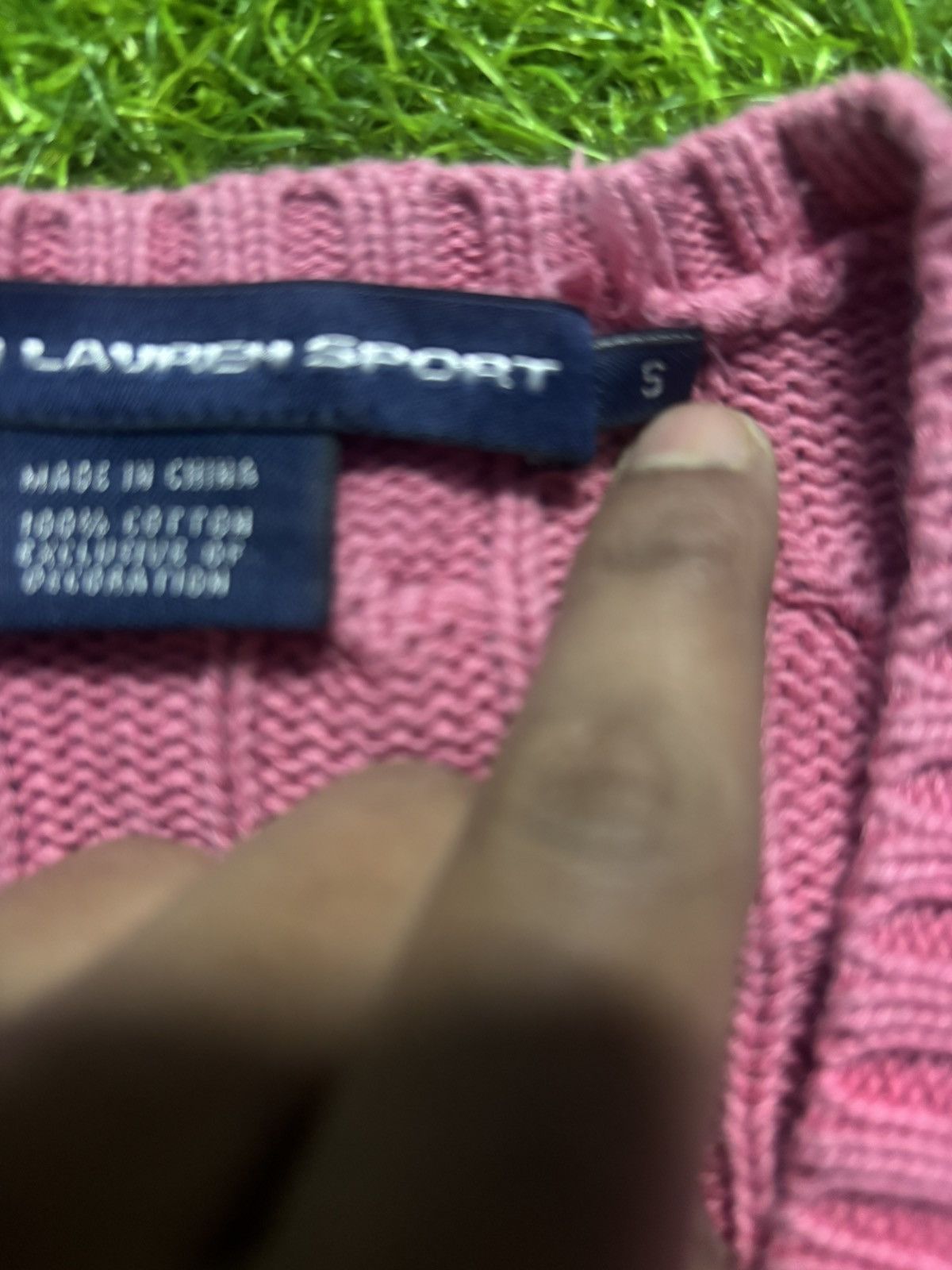 Polo Ralph Lauren Vintage Polo Ralph Lauren V neck cable knit sweater Size S / US 4 / IT 40 - 8 Thumbnail