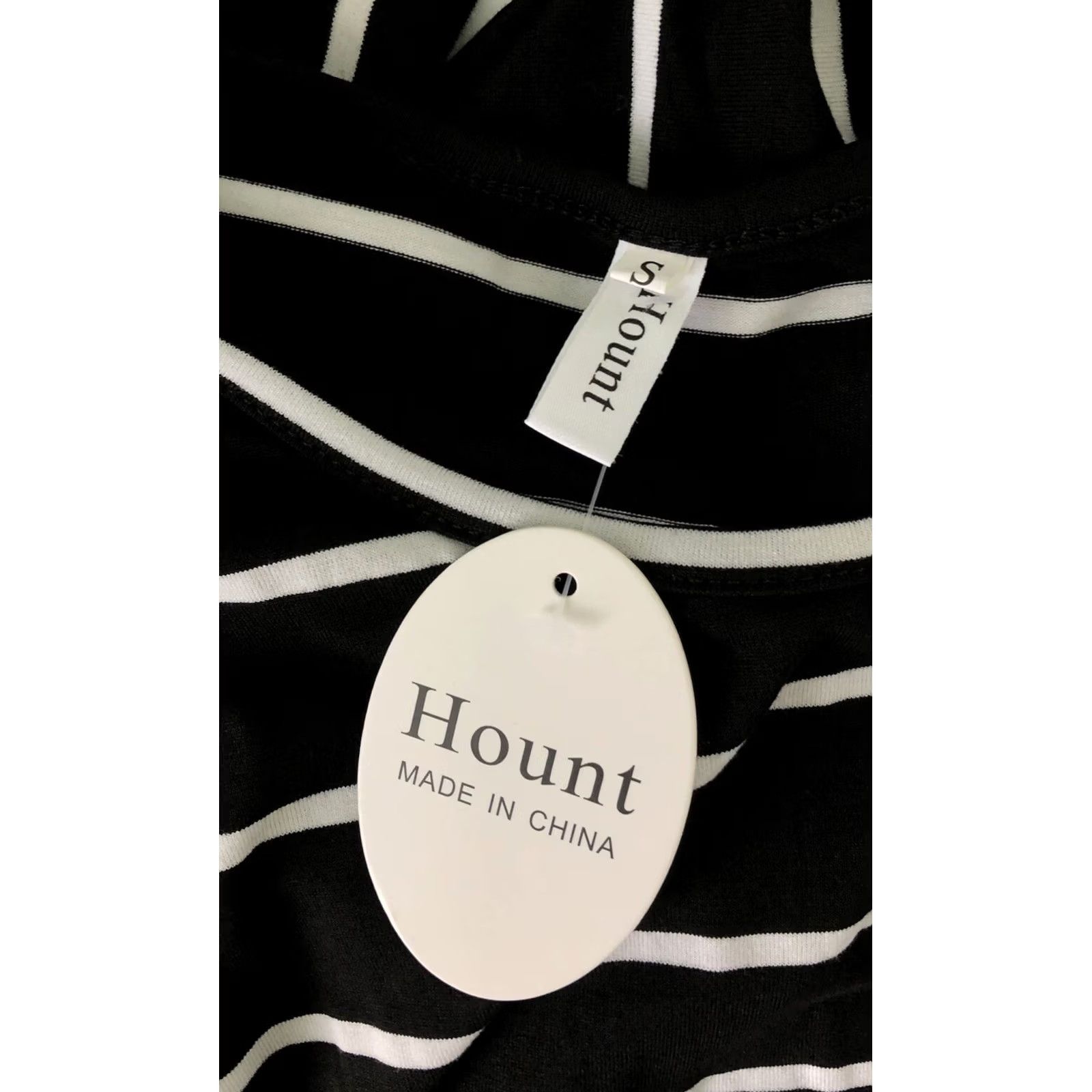 Vintage Hount Sleeveless Mayi Dress S Blk/Wht Stripe Scoopneck Boho Hippie Beach Pockets Dress Size S / US 4 / IT 40 - 4 Thumbnail