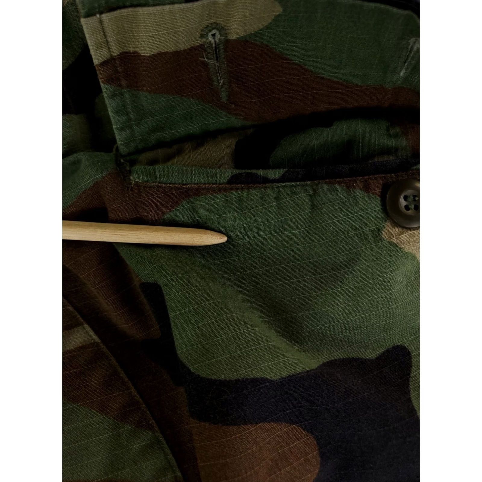 Vintage US Army Cargo Pants Woodland Camo Mens L Reg 37x31.5 Camo Size US 36 / EU 52 - 4 Thumbnail