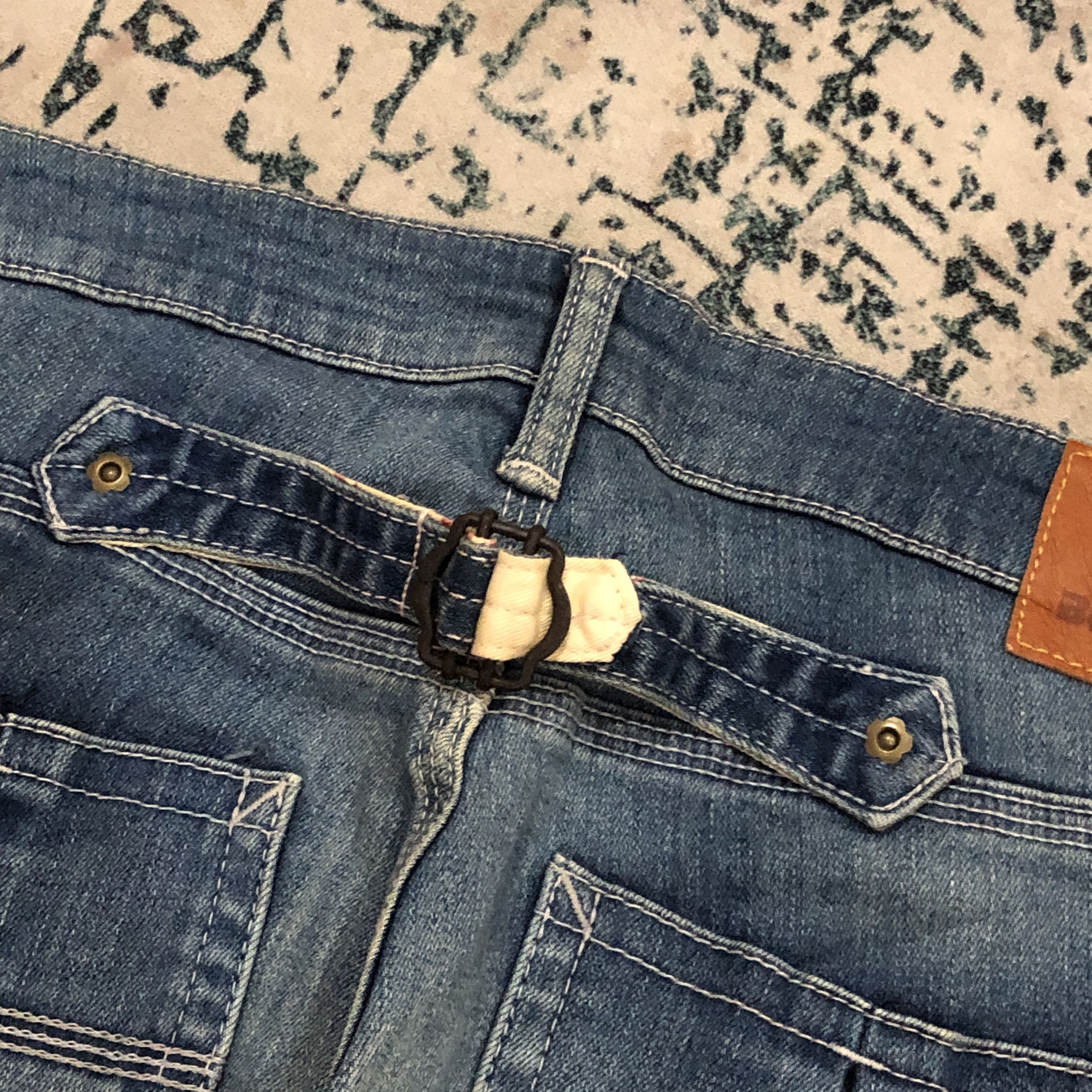 Japanese Brand Betty Smith Buckle Back Jeans Made In Kojima Japan Size 30" / US 8 / IT 44 - 5 Thumbnail