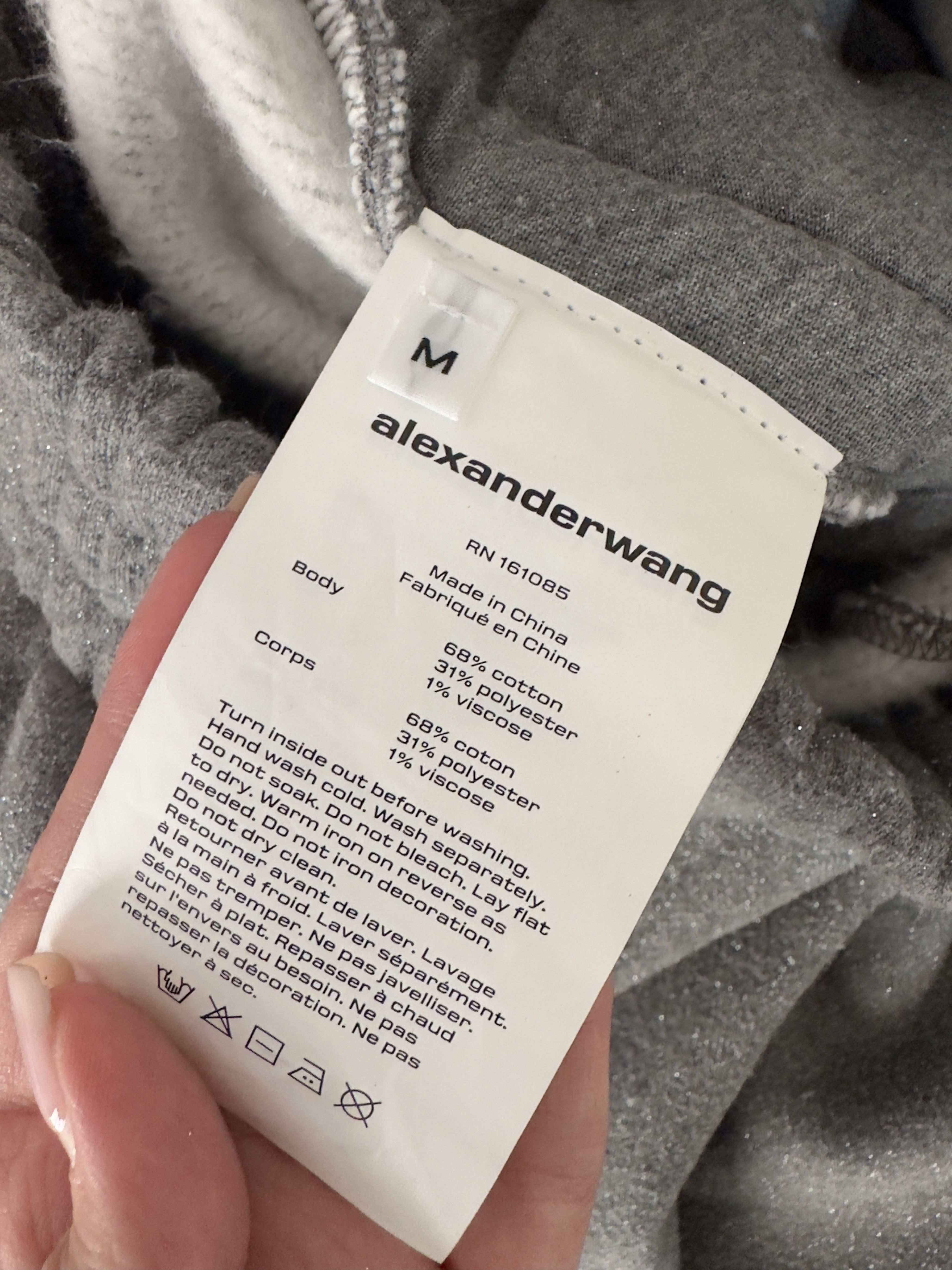 Alexander Wang Alexander Wang Glitter Effect Trackpants Size 26" / US 2 / IT 38 - 6 Thumbnail