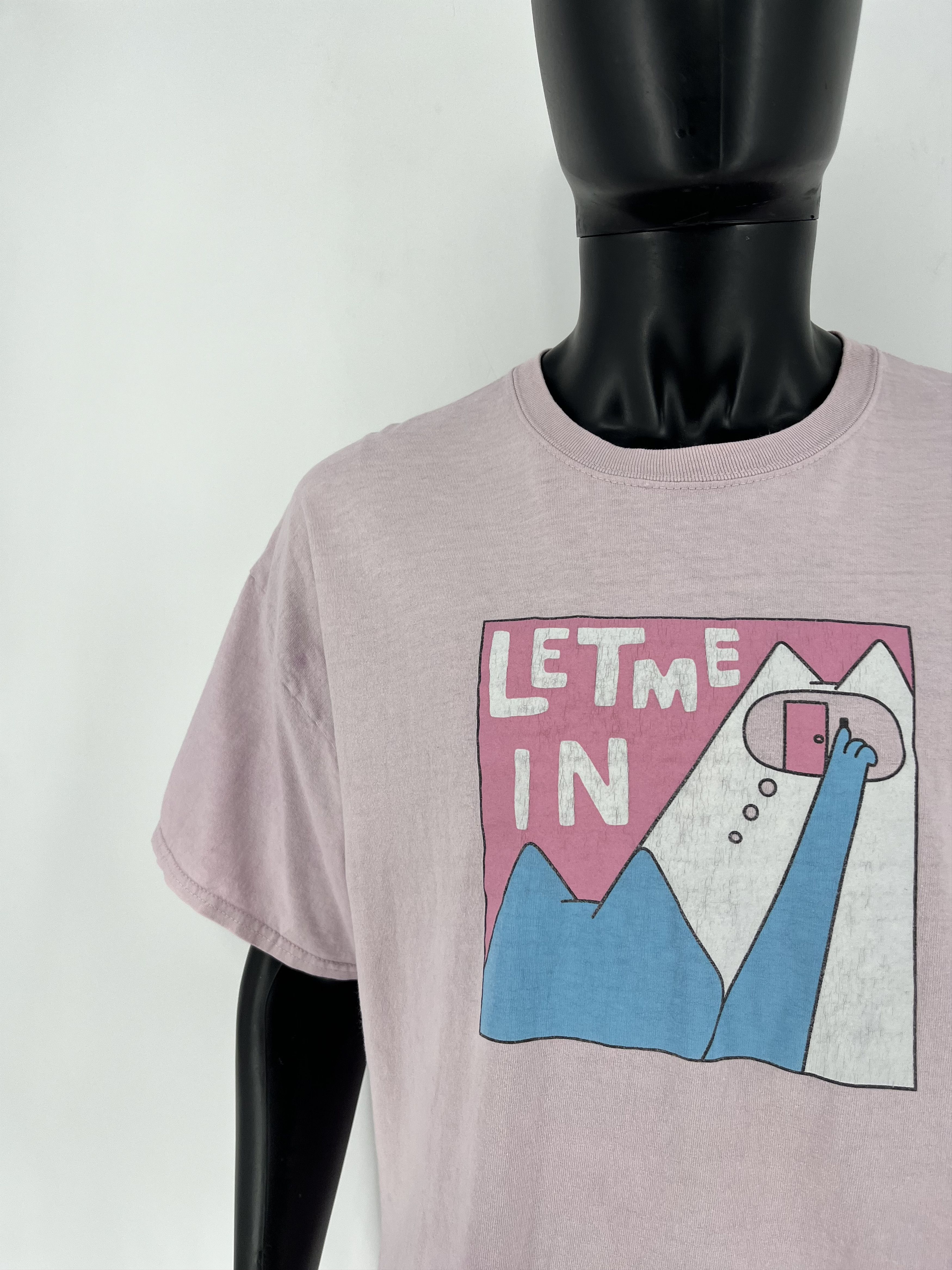 RIPNDIP Vintage Leon Karssen Cat "let Me In” Pink T-Shirts Size XXL Size US XXL / EU 58 / 5 - 7 Thumbnail