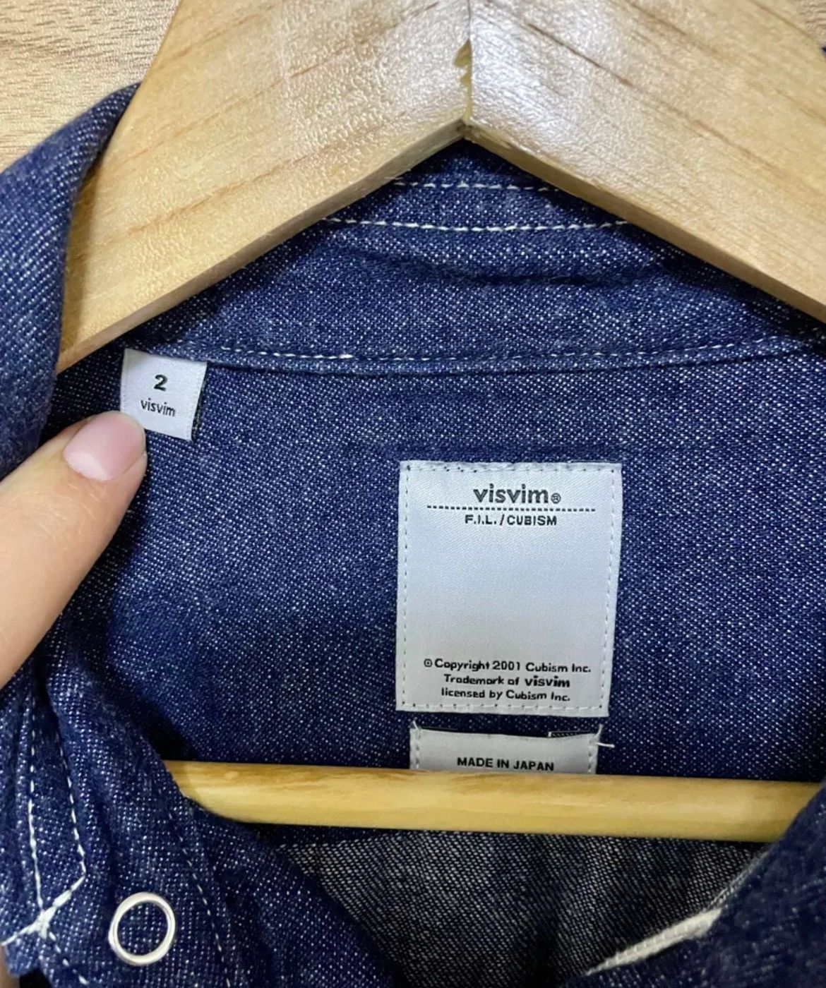 Visvim VISVIM Classic Denim Waterdrop Denim Jacket Size US M / EU 48-50 / 2 - 4 Thumbnail