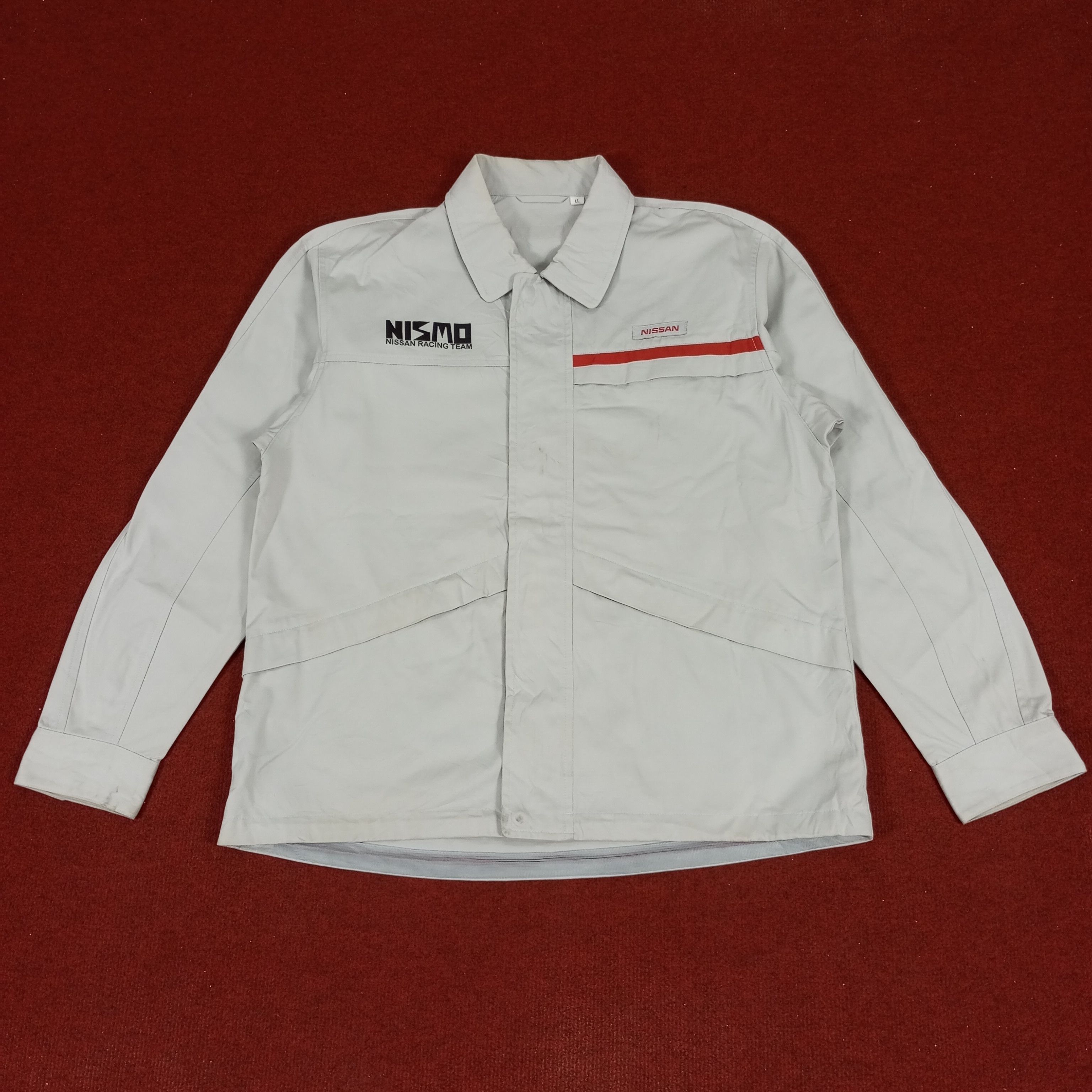 Japanese Brand × Vintage Nismo Nissan Racing Team Motorsports Custom Art Jacket Size US L / EU 52-54 / 3 - 3 Thumbnail