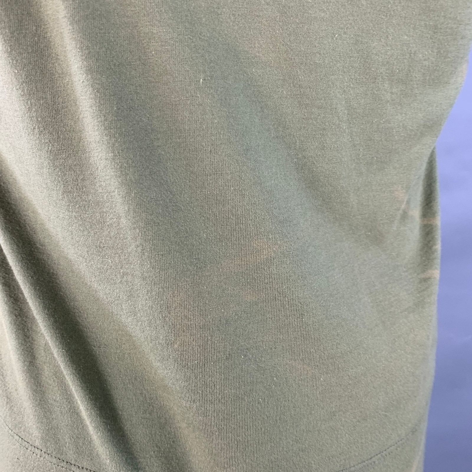 John Bartlett JOHN BARTLETT Size 38 Green Olive Cotton Crew Neck T-shirt Size US M / EU 48-50 / 2 - 9 Thumbnail