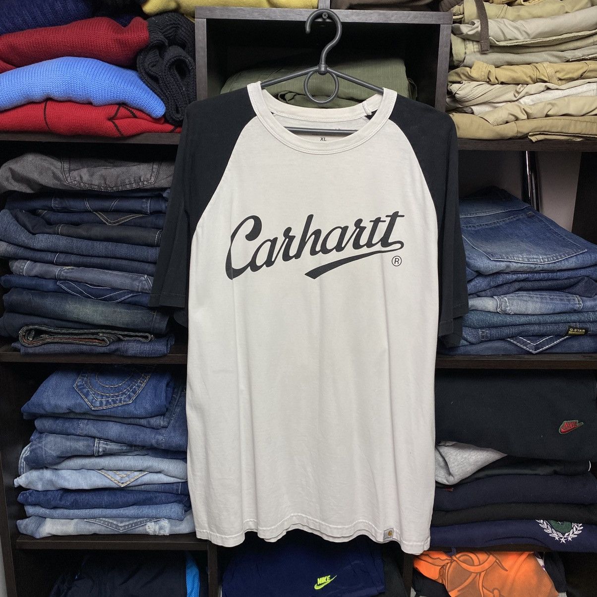 Carhartt Vintage Carhartt Wip big logo y2k skate streetwear tee size Size US XL / EU 56 / 4 - 1 Thumbnail
