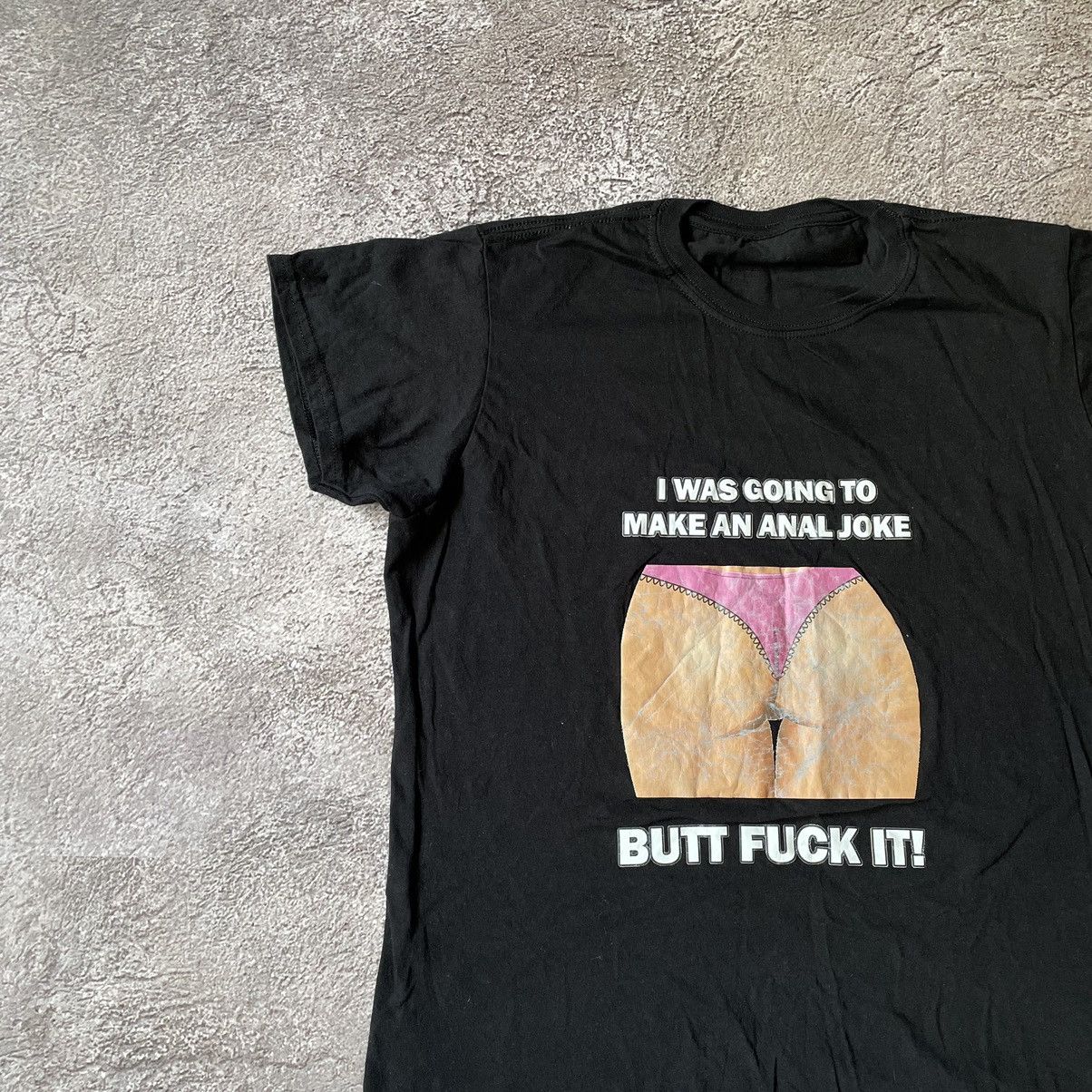 Vintage Vintage Y2K Graphic Tee Funny Crude Print Streetwear Baggy M Size US M / EU 48-50 / 2 - 4 Thumbnail