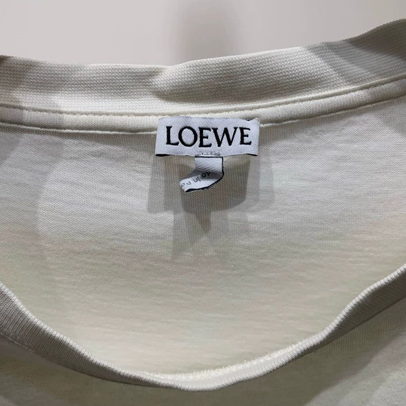 Loewe LOEWE White Short Sleeve T-Shirt Size L / US 10 / IT 46 - 3 Thumbnail