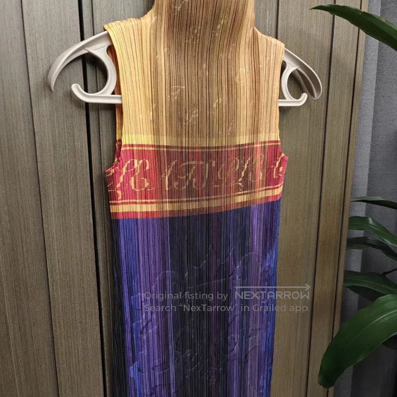 Issey Miyake Issey Miyake Color Block Knee-length Dress Size M / US 6-8 / IT 42-44 - 2 Thumbnail