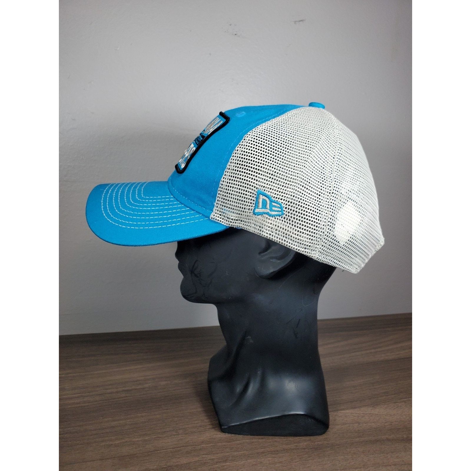 NFL × New Era Carolina Panthers 9Twenty Mesh Trucker Hat Snapback Cap NFL Size ONE SIZE - 5 Thumbnail