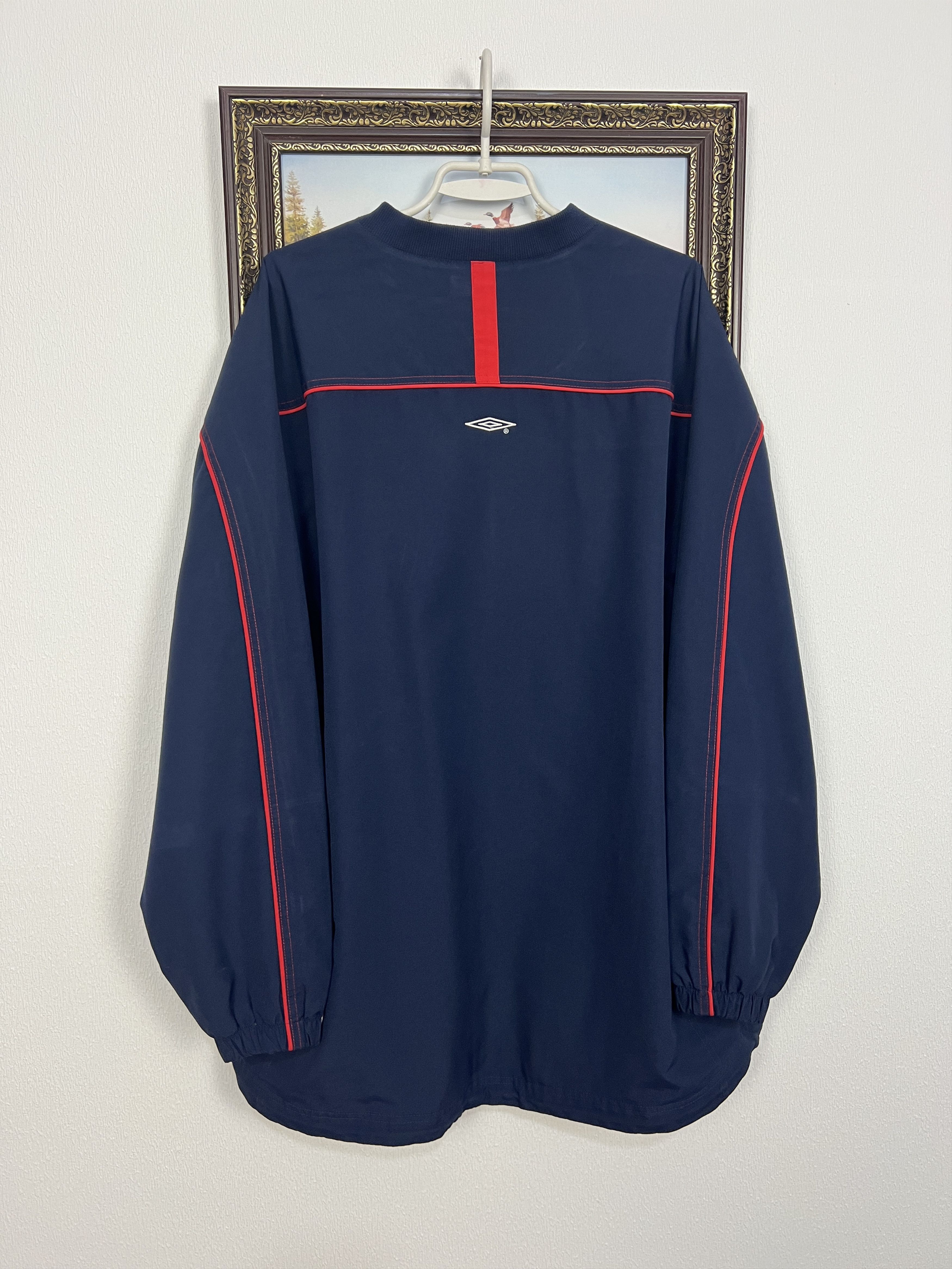 Umbro Vintage England Football Sweatshirt Train Track Top Jacket Size US XL / EU 56 / 4 - 10 Thumbnail