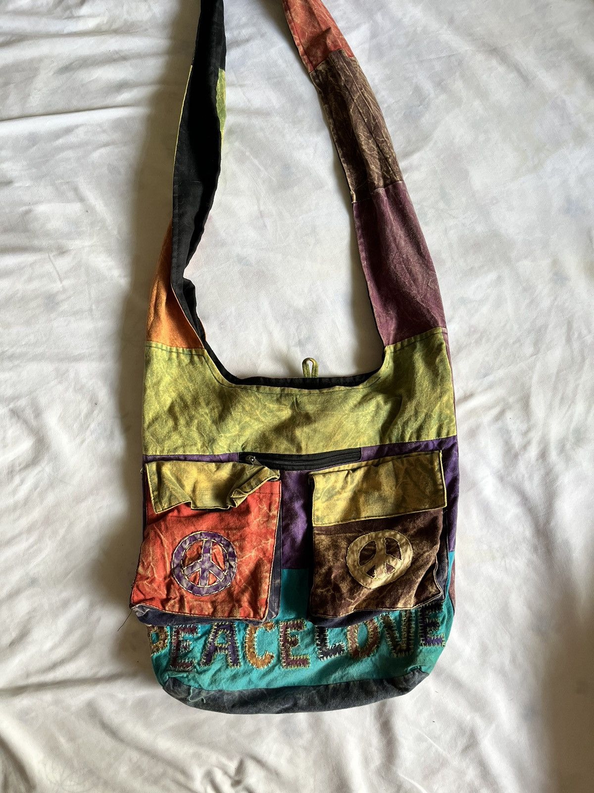 Handmade Beautiful original handmade hobo shoulder bag from Nepal Size ONE SIZE - 5 Thumbnail