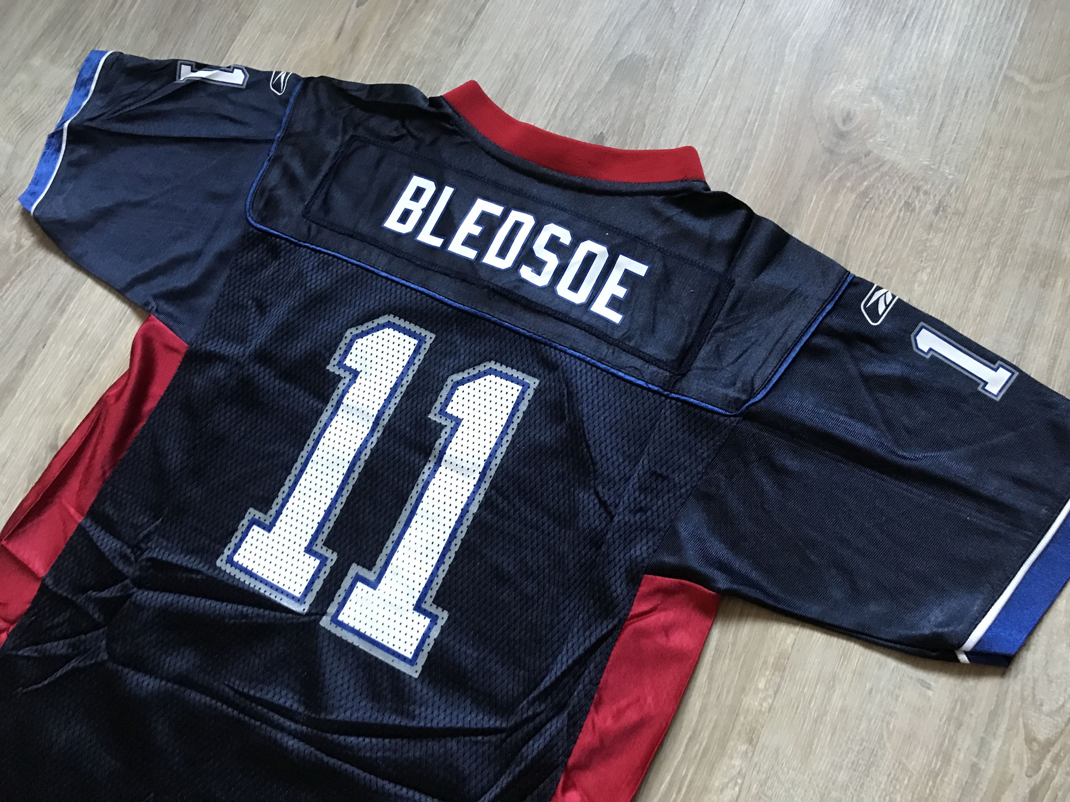 NFL × Reebok × Vintage Reebok NFL New England Patriots Drew Bledsoe #11 Jersey Size US XXS / EU 40 - 9 Thumbnail