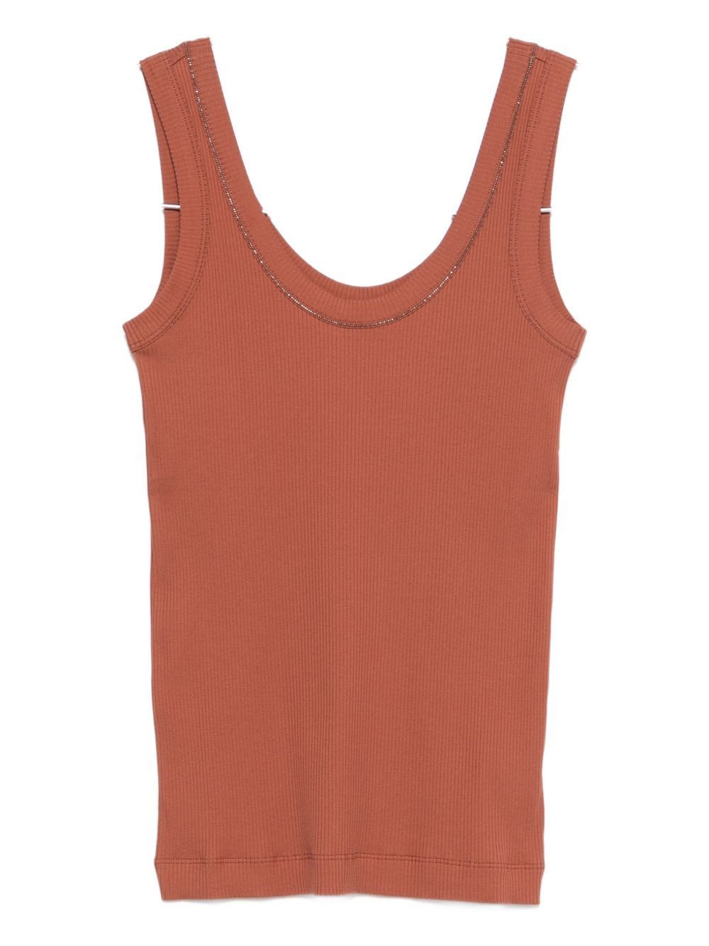 Brunello Cucinelli COTTON TANK TOP Size S / US 4 / IT 40 - 1 Thumbnail