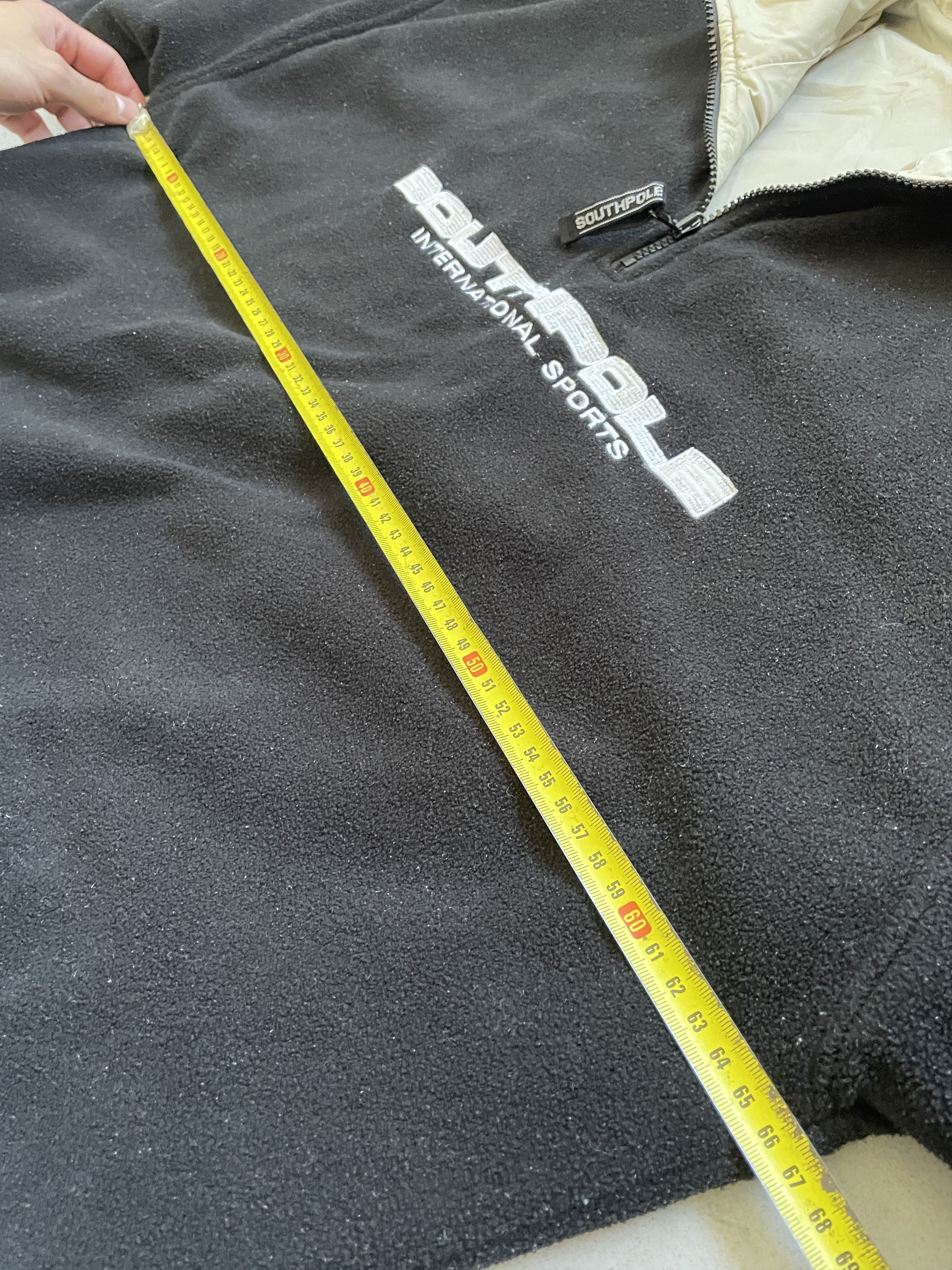 Southpole Y2K SOUTHPOLE REVERSIBLE FLEECE INSULATED QUARTER ZIP JACKET Size US XL / EU 56 / 4 - 10 Thumbnail