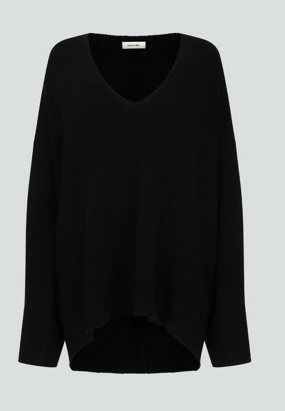 Entire Studios Black Dormer Knit Sweater Size US XXL / EU 58 / 5 - 2 Thumbnail