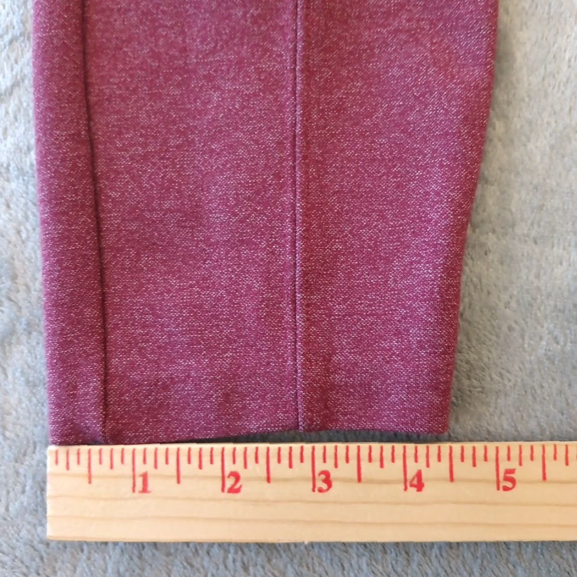 Old Navy Old Navy Stevie Legging Ankle Pants Womens Medium Purple Skinny Pull On Stretch Regular Size 32" / US 10 / IT 46 - 6 Thumbnail