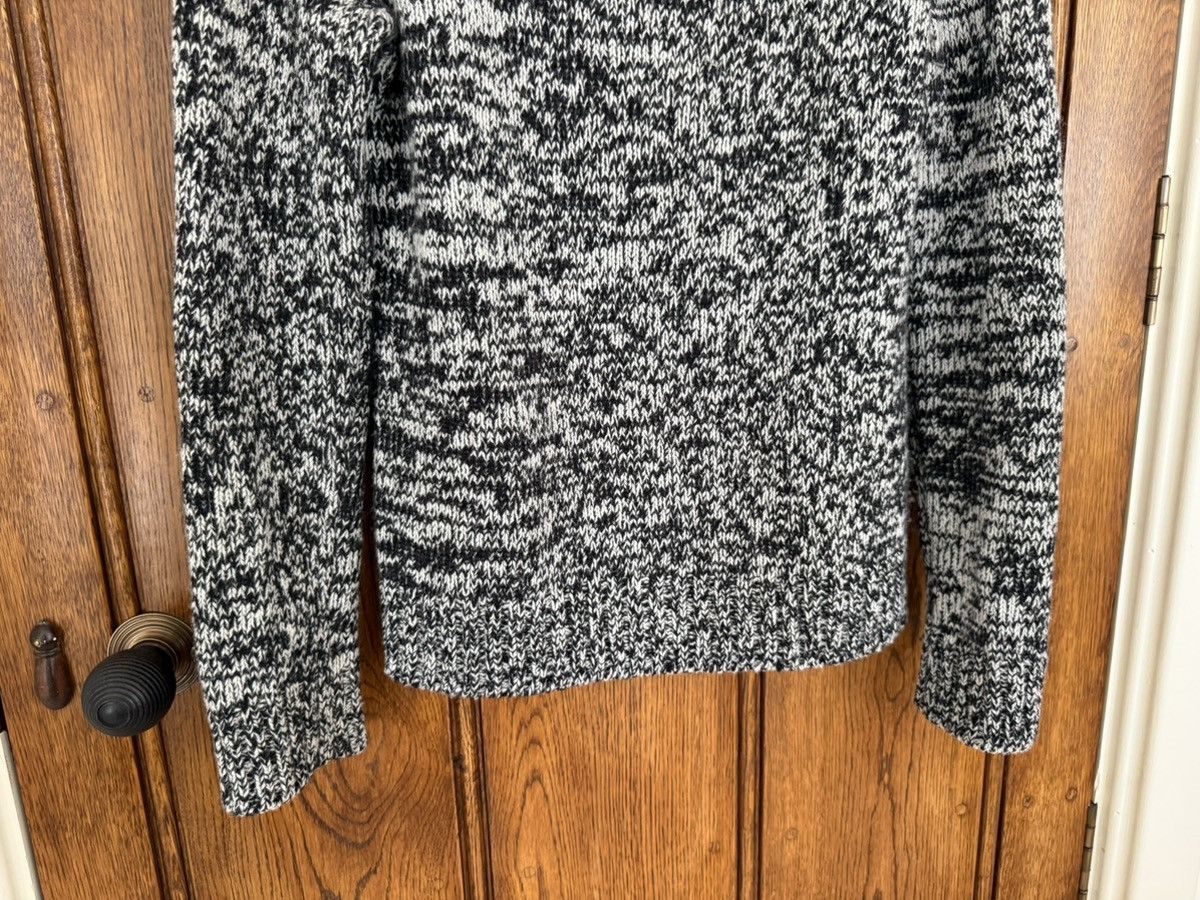 Saint Laurent Paris 1/1 FW16 Saint Laurent sample sweater leather wool scoop Size US S / EU 44-46 / 1 - 11 Thumbnail