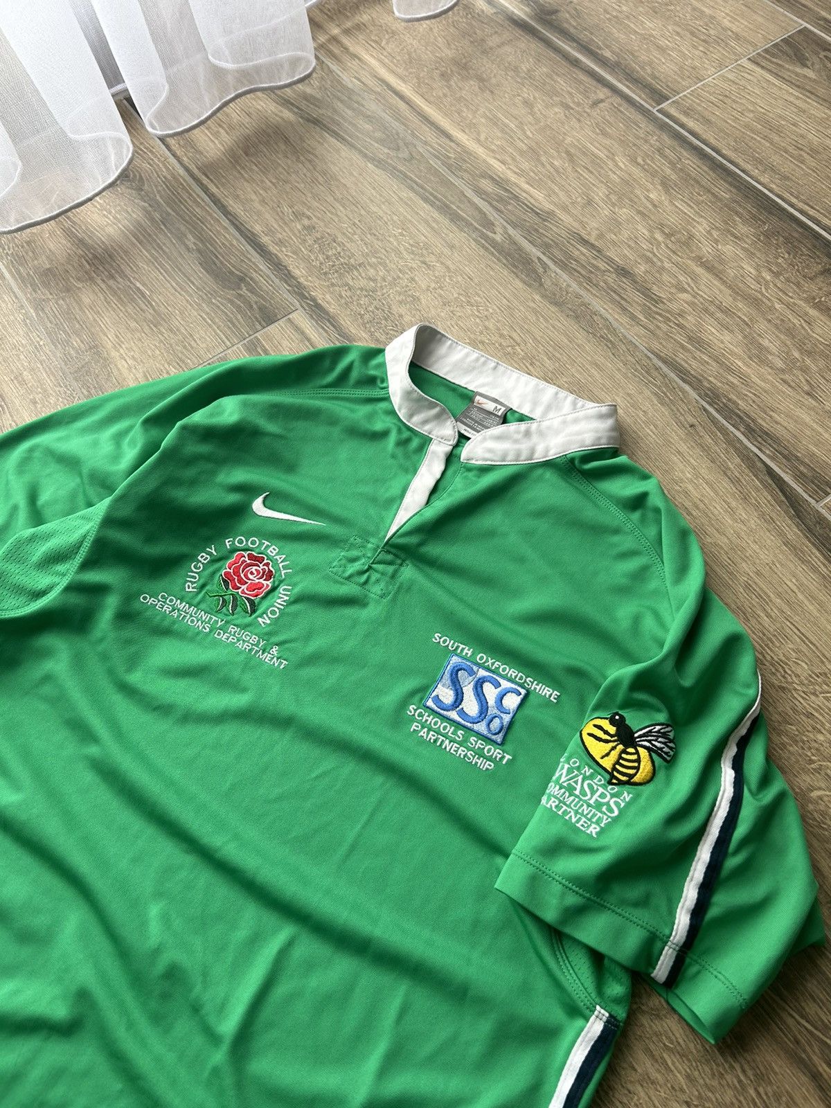 Nike × Rugby Ralph Lauren × Vintage Vintage Nike Rugby London Wasps mens jersey Size US M / EU 48-50 / 2 - 2 Thumbnail