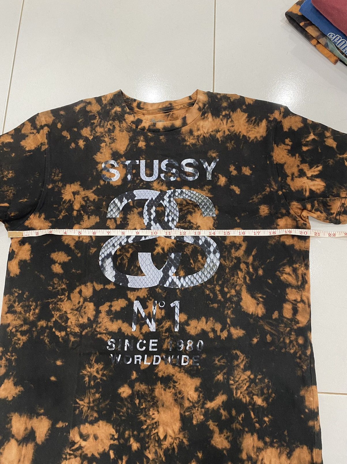 Stussy Stussy Acid Wash Tees Size M Size US M / EU 48-50 / 2 - 7 Thumbnail