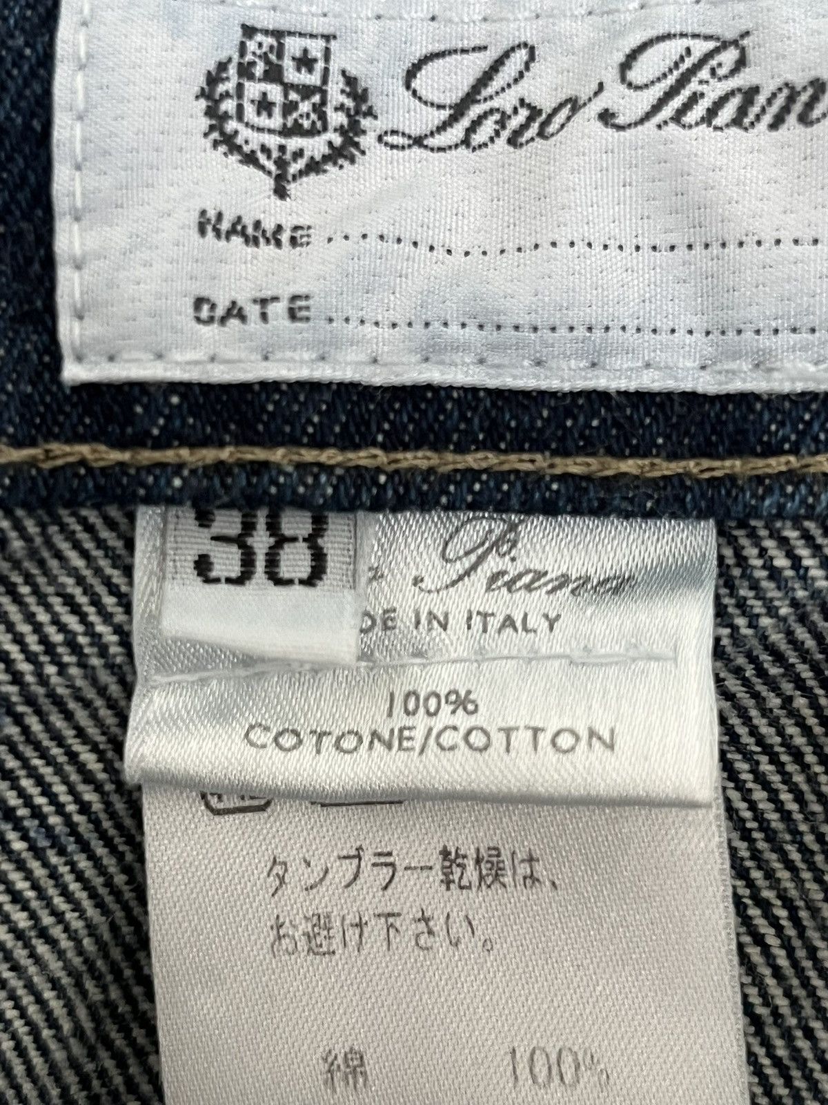 Loro Piana Vintage Loro Piana Blue Denim Jeans Size US 36 / EU 52 - 8 Thumbnail