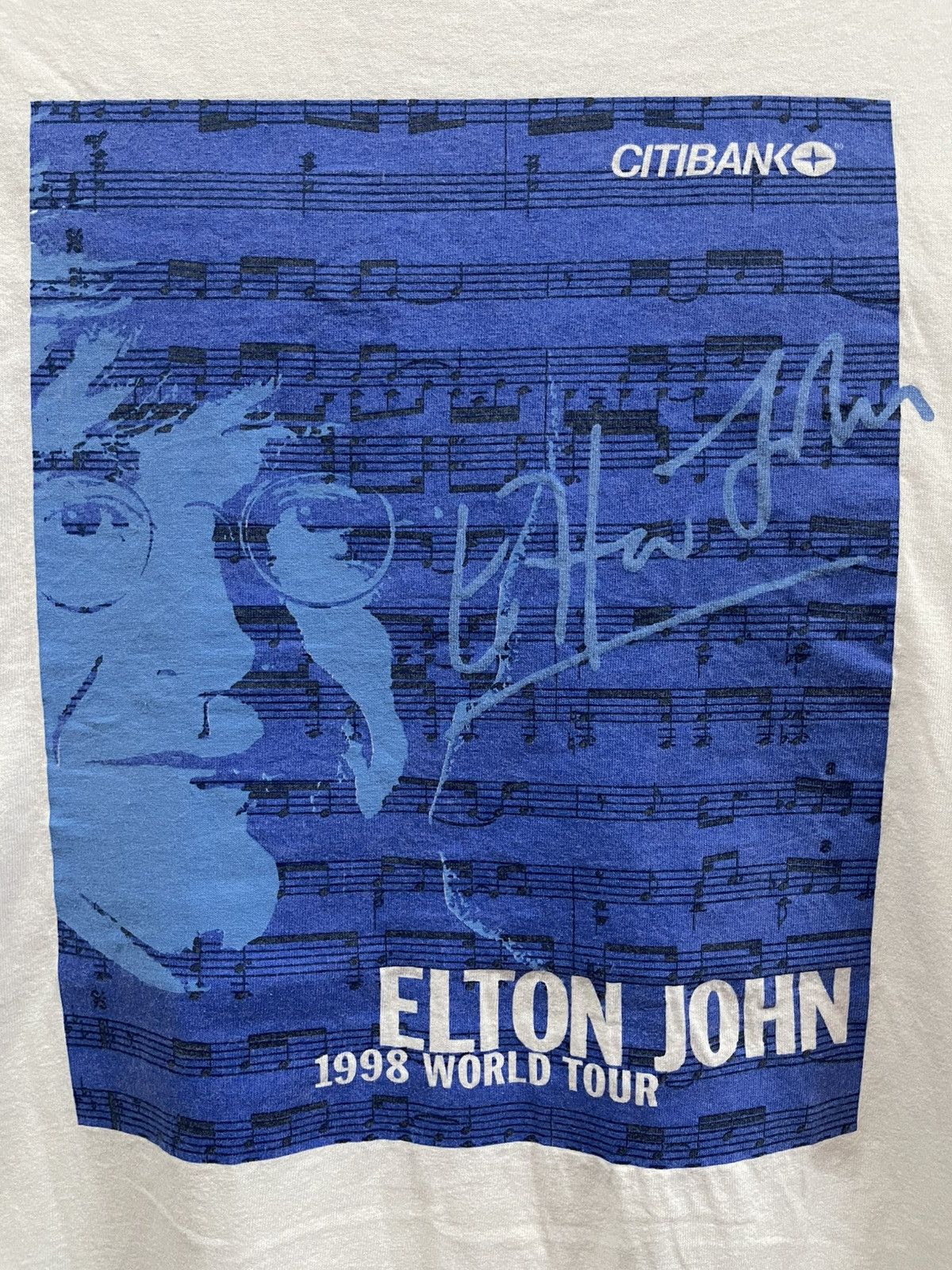Vintage Vintage 90s Elton John World Tour🔥🔥🔥 Size US XL / EU 56 / 4 - 7 Thumbnail